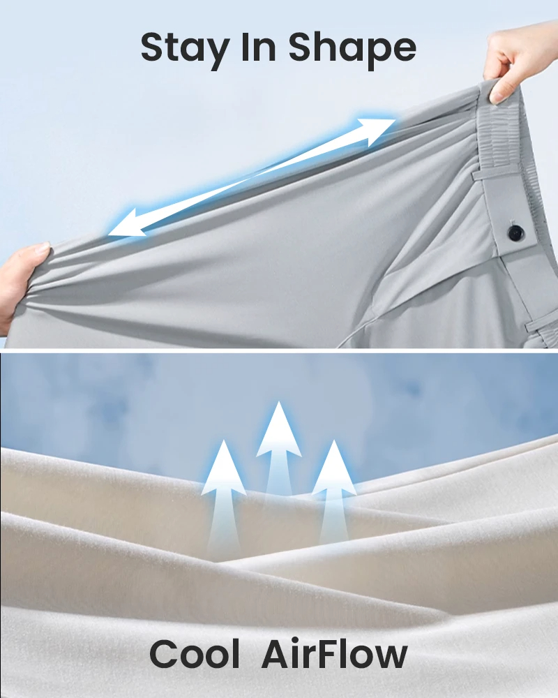 ModenEase - Ultra Comfort Ice Silk Flexible Casual Pants
