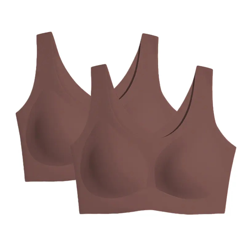 Moda Vibe Women's Seamless Bra, Full-Cup, Wire-Free, Wide Straps, Comfortable and Breathable Sides, Highly Stretchy Fabric 