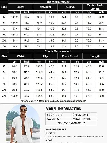Men's Summer Beach Two-Piece Set: Made from high-quality linen-textured fabric, perfect for vacations and casual wear