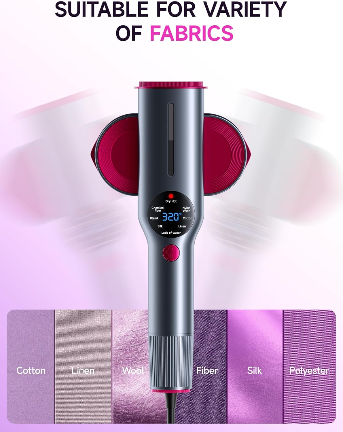 Fast Heat-Up 2-in-1 Garment Steamer& Travel Essentials