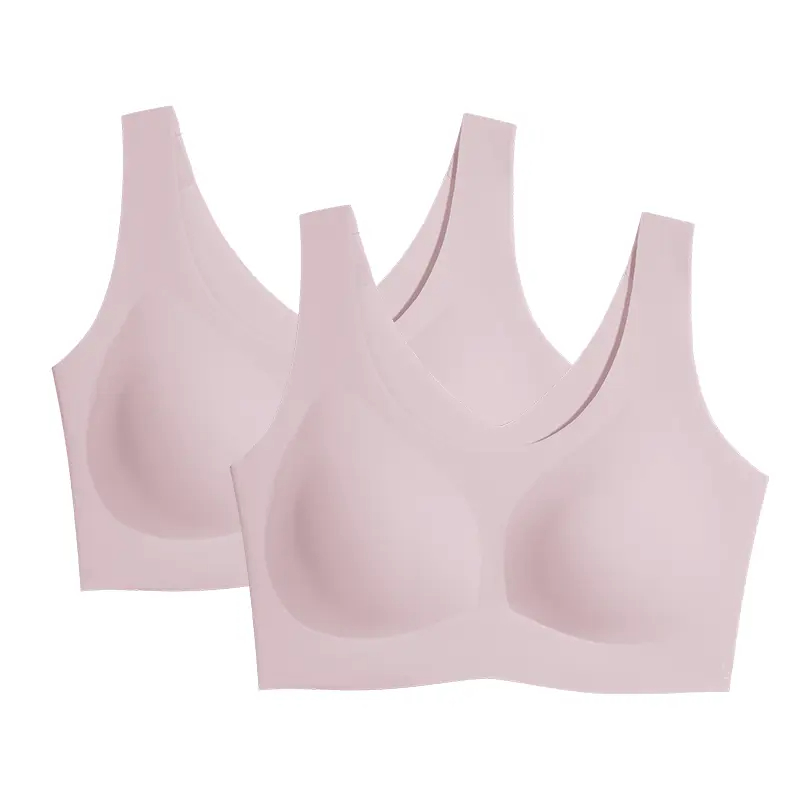 Moda Vibe Women's Seamless Bra, Full-Cup, Wire-Free, Wide Straps, Comfortable and Breathable Sides, Highly Stretchy Fabric 
