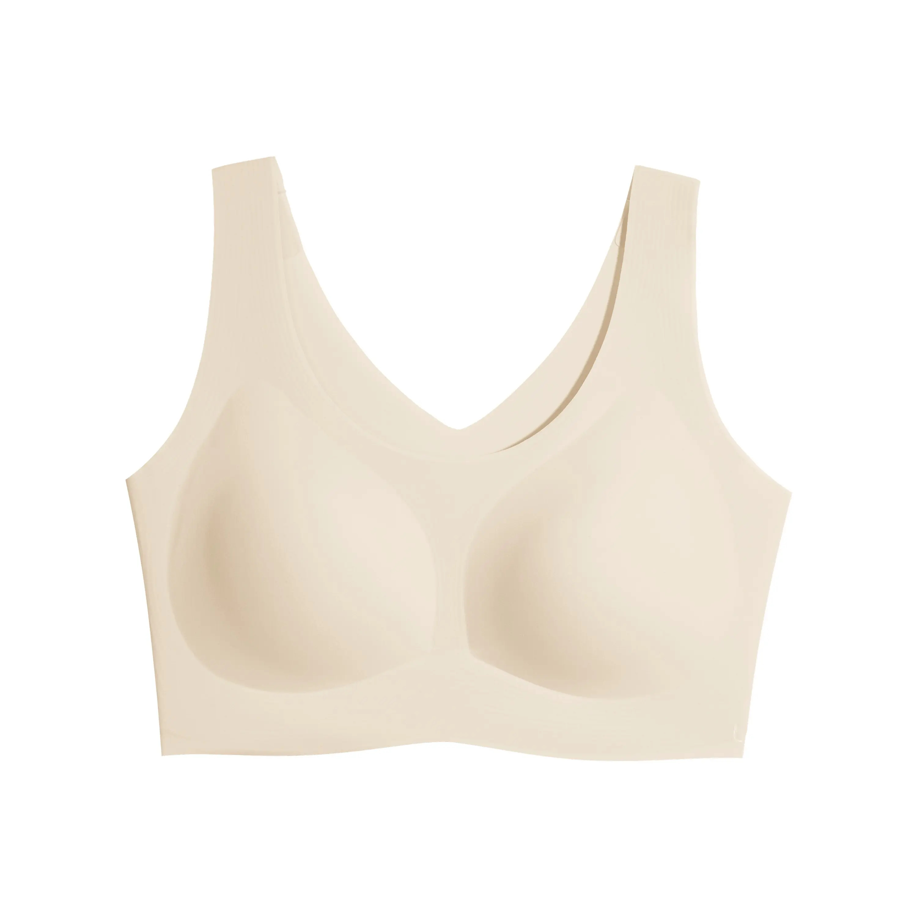 Moda Vibe Women's Seamless Bra, Full-Cup, Wire-Free, Wide Straps, Comfortable and Breathable Sides, Highly Stretchy Fabric 