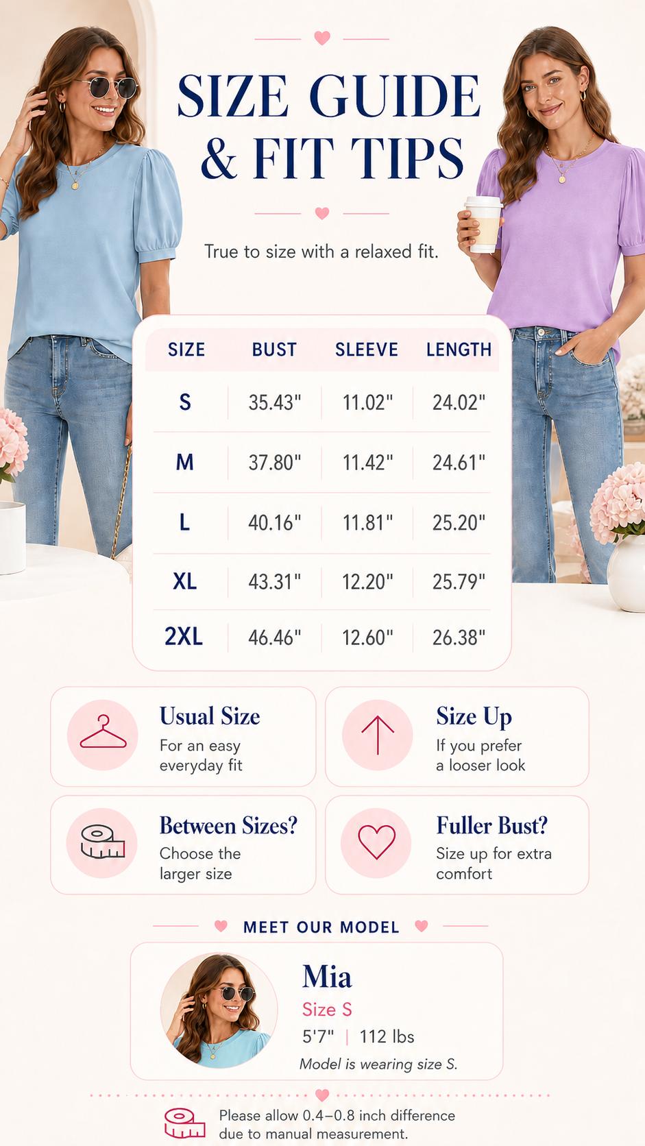 OFEEFAN Women's Puff Short Sleeve 2025 Spring Summer Sweater - Lightweight Knit Top - Business Casual Blouse, Soft & Breathable for Layering OFEEFAN Women's Puff Short Sleeve 2025 Spring Summer Sweater - Lightweight Knit Top - Business Casual Blouse, Soft & Breathable for Layering