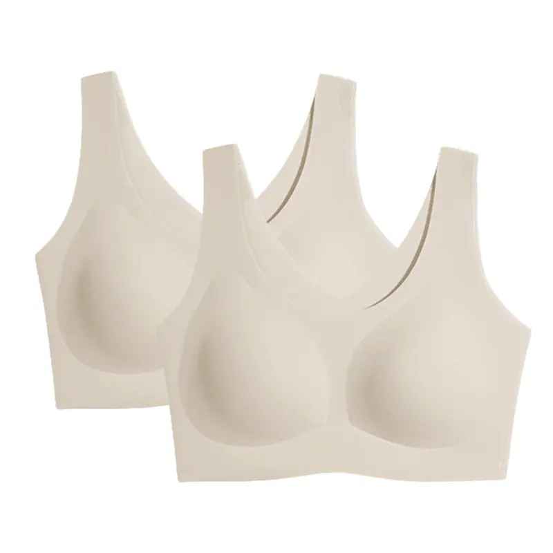 Moda Vibe Women's Seamless Bra, Full-Cup, Wire-Free, Wide Straps, Comfortable and Breathable Sides, Highly Stretchy Fabric 