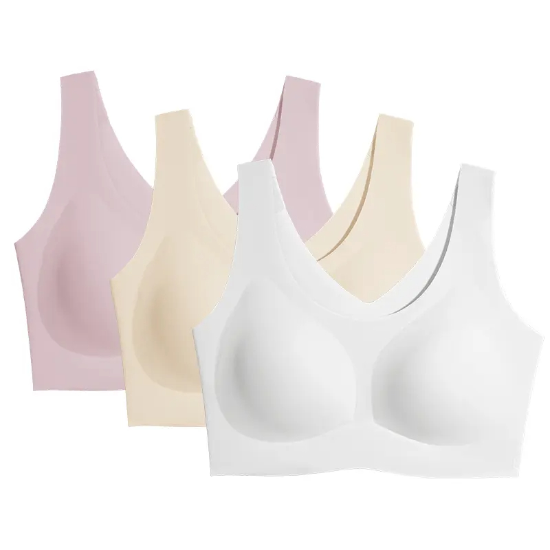 Moda Vibe Women's Seamless Bra, Full-Cup, Wire-Free, Wide Straps, Comfortable and Breathable Sides, Highly Stretchy Fabric 