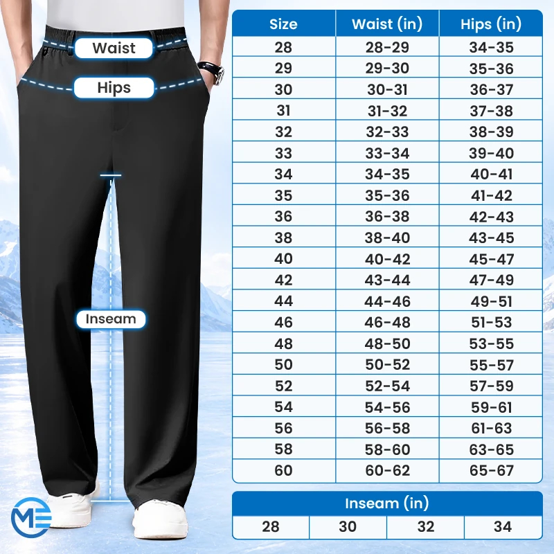 ModenEase - Ultra Comfort Ice Silk Flexible Casual Pants