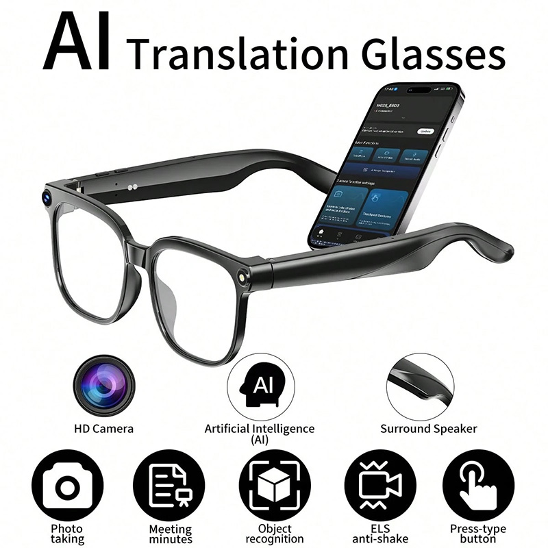 AI Bluetooth Smart Photochromic Sunglasses
