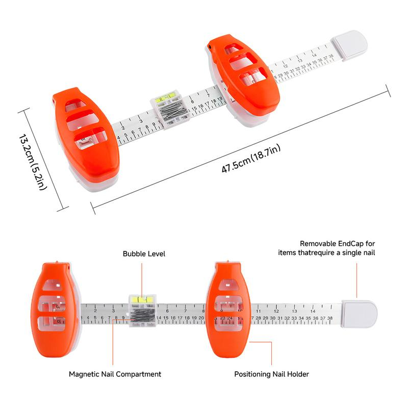 Level Ruler Picture Hanging Tool