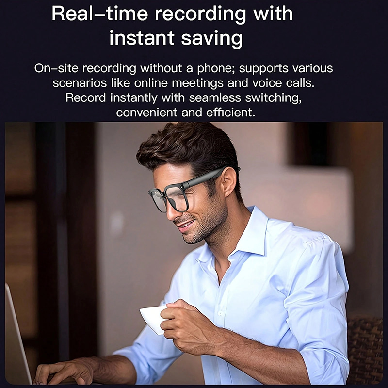 AI Bluetooth Smart Photochromic Sunglasses