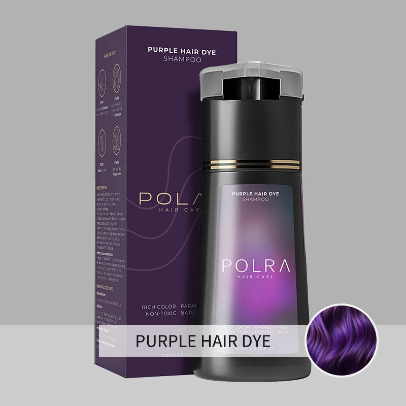 Instant Dye Shampoo | Jet Black Hair Dye Color Shampoo for Gray Coverage