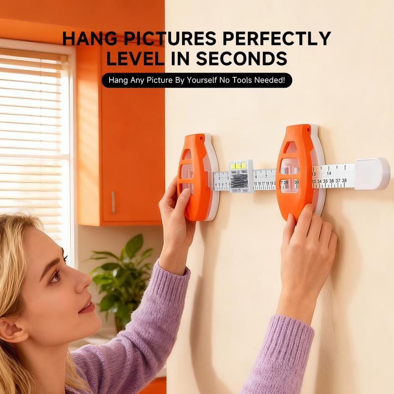 Level Ruler Picture Hanging Tool