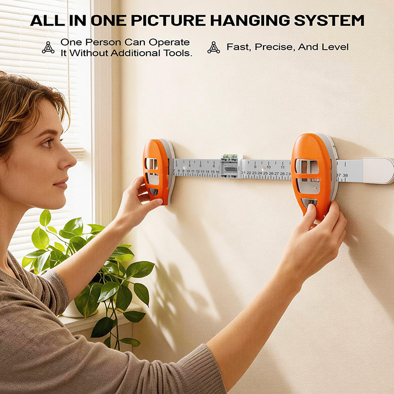 Level Ruler Picture Hanging Tool