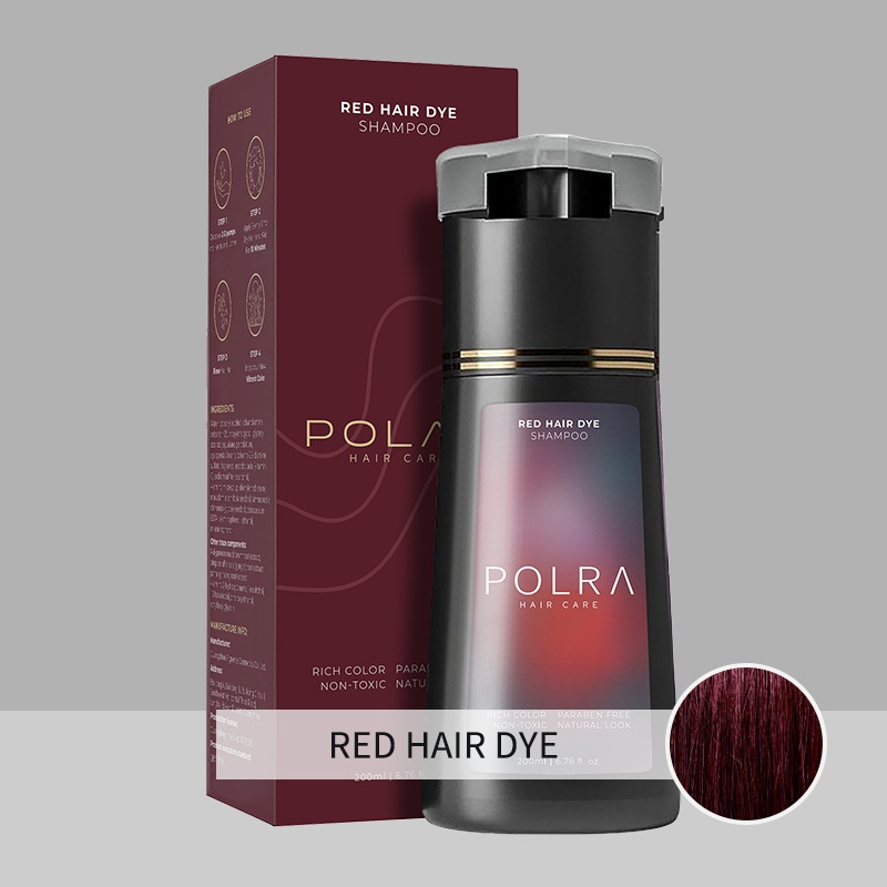 Instant Dye Shampoo | Jet Black Hair Dye Color Shampoo for Gray Coverage