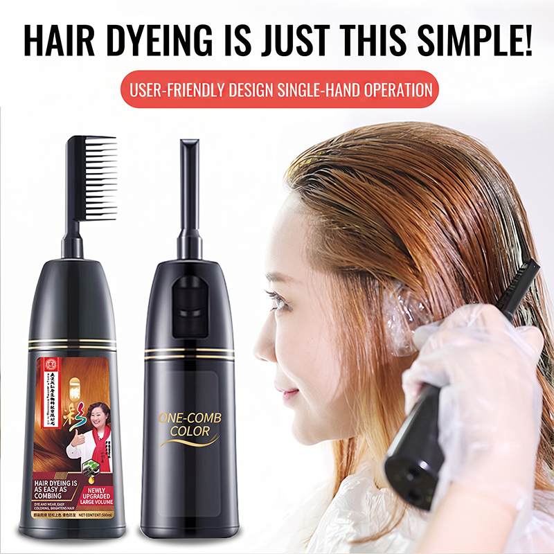 Non-stick Scalp Plant Based Hair Dye Comb