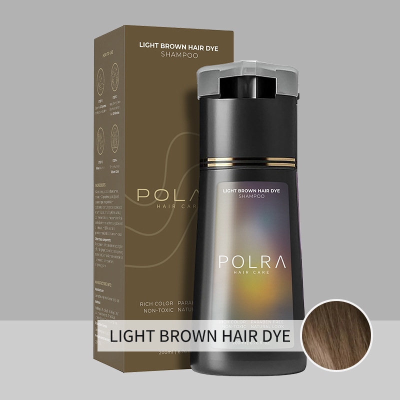 Instant Dye Shampoo | Jet Black Hair Dye Color Shampoo for Gray Coverage