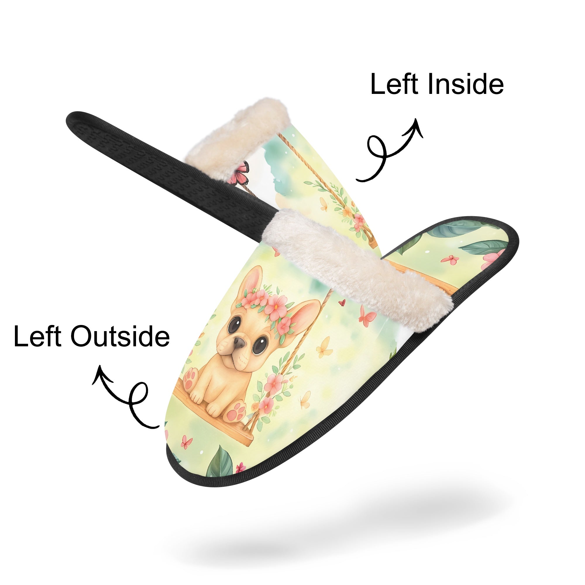 Camilla French Bulldog House Slippers for Dog Park Days-fadou