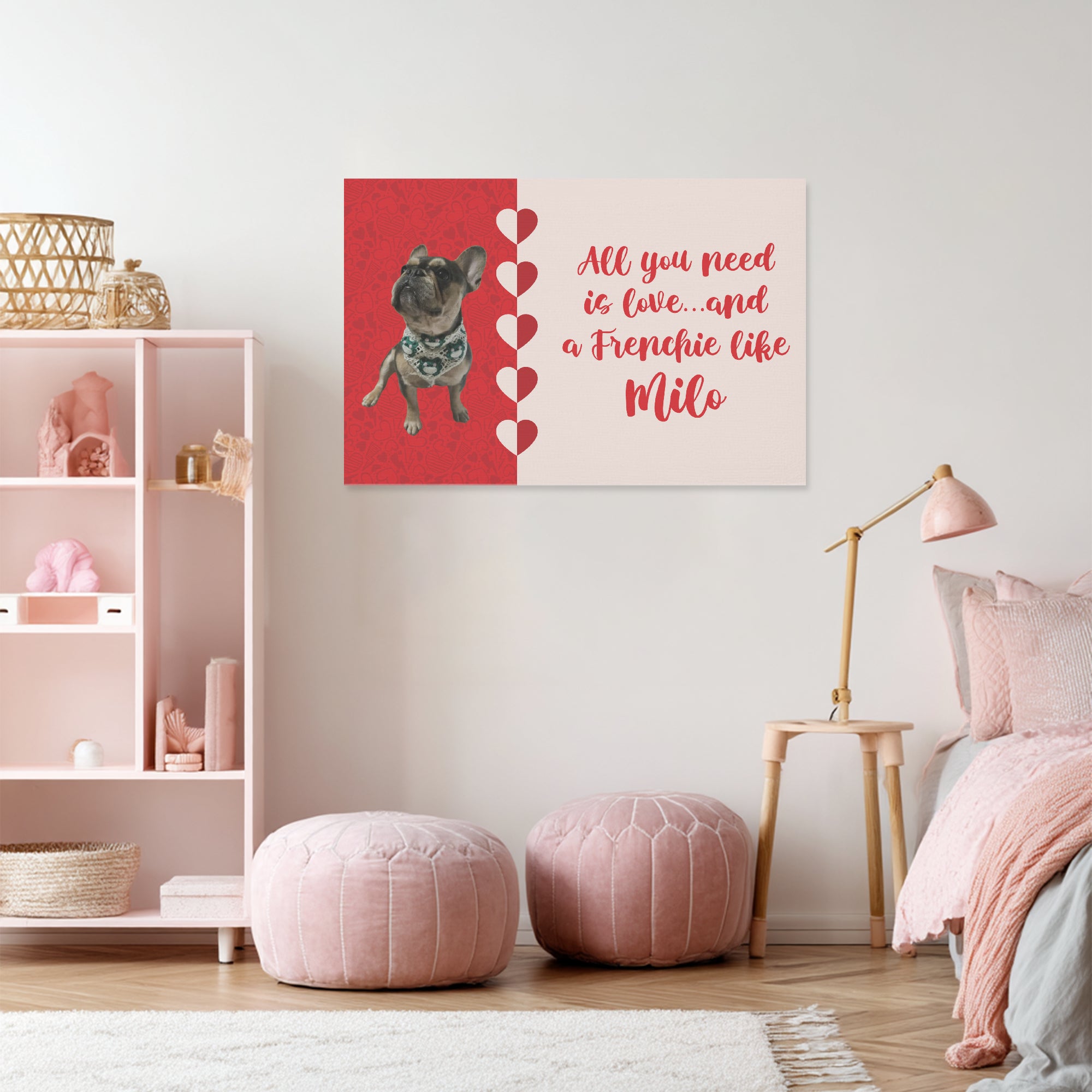 Frenchie Personalized Framed Poster for Dog Moms & Dads-fadou