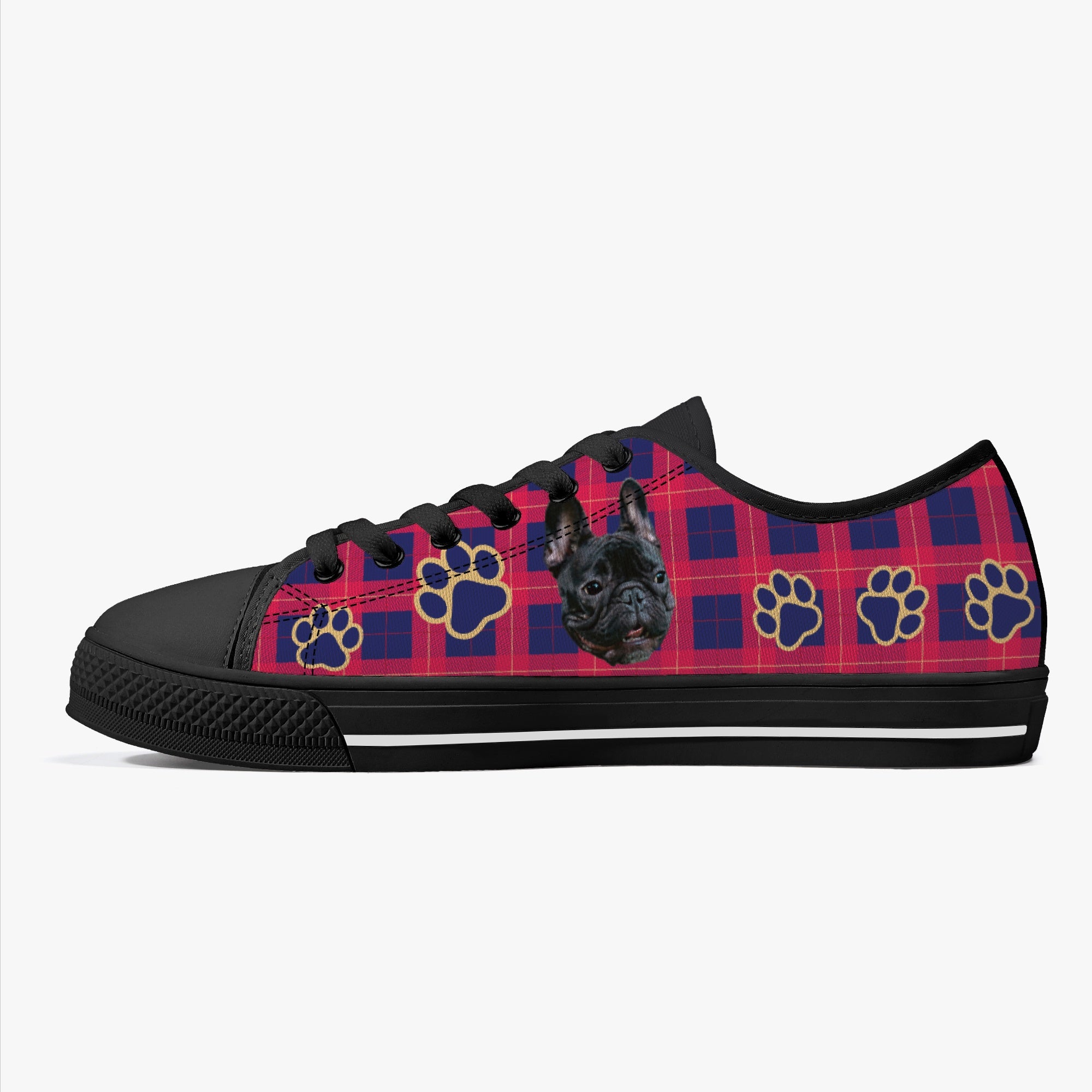 French Bulldog Personalized Casual Footwear for Dog Lovers-fadou