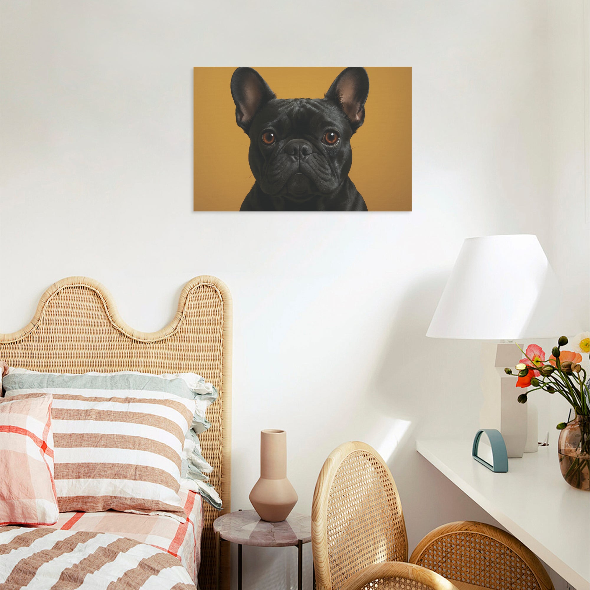 French Bulldog Adorable Decorative Canvas for Bulldog Owners-fadou