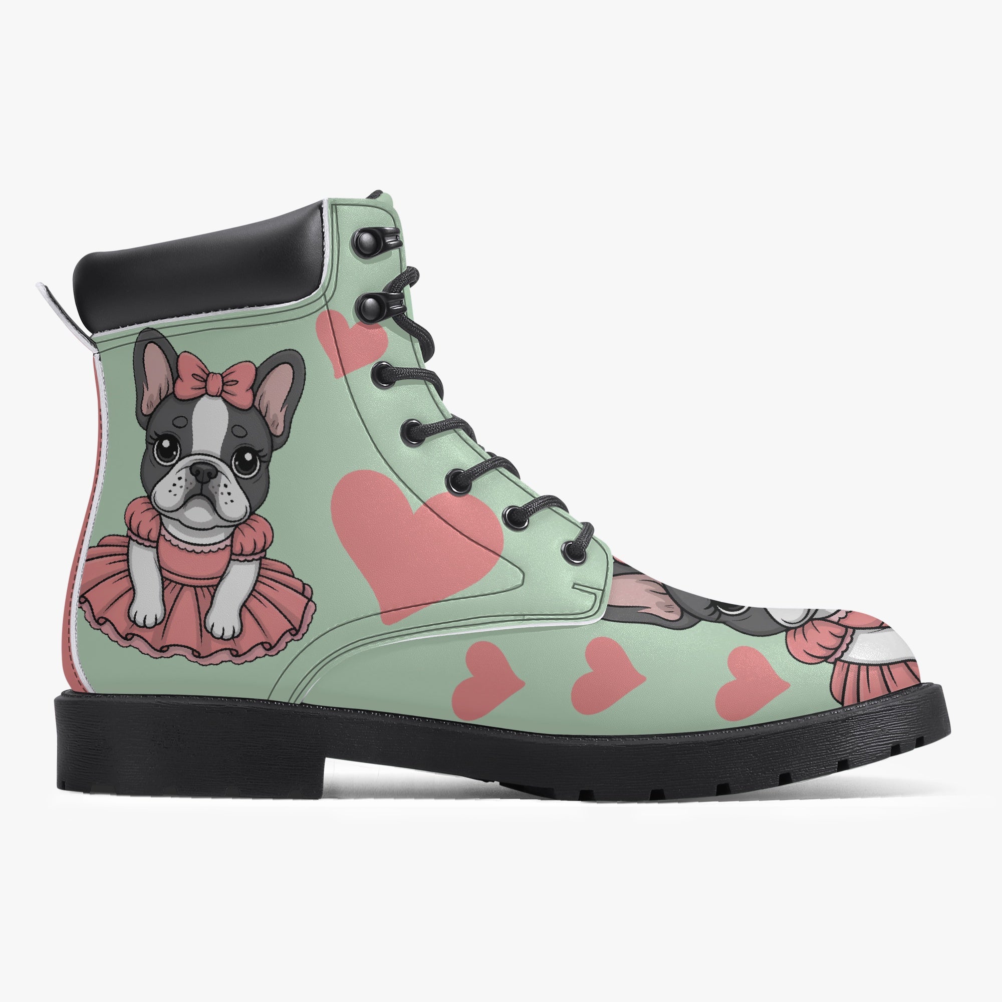 Stormi French Bulldog Ankle Booties for Frenchie Enthusiasts-fadou