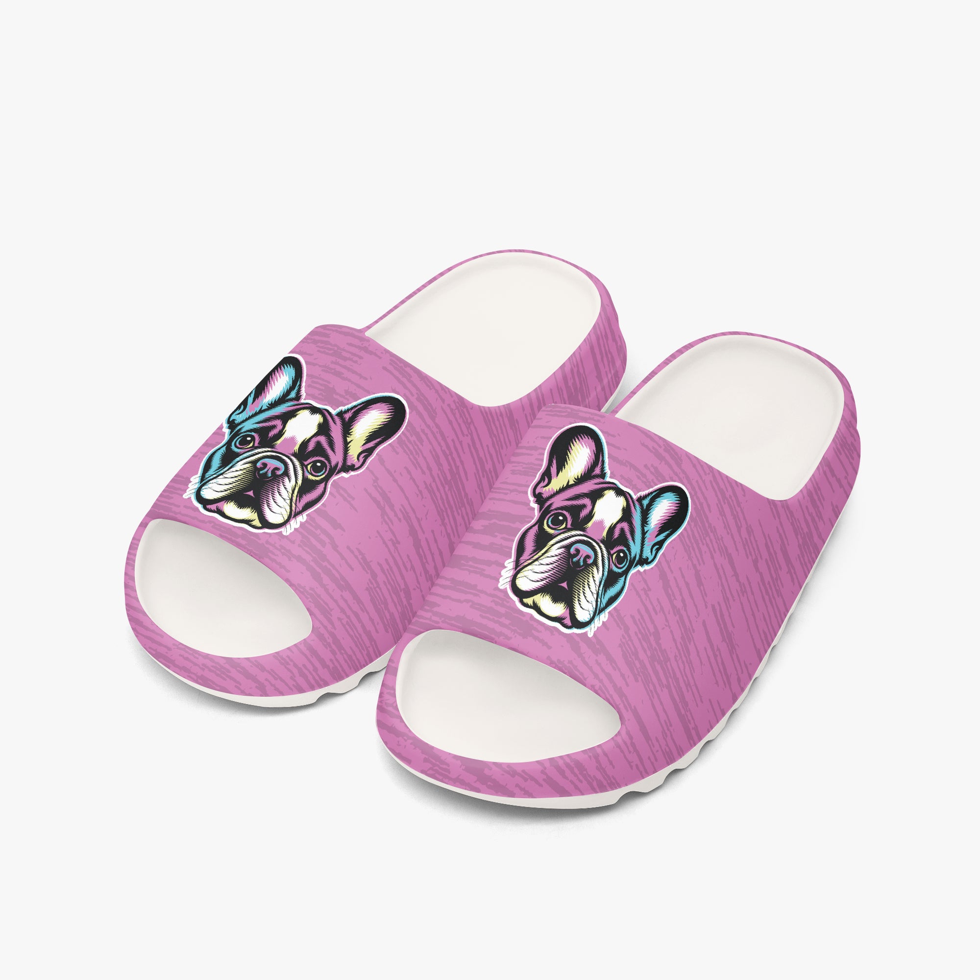 Boris French Bulldog Summer Slides for Frenchie Enthusiasts-fadou