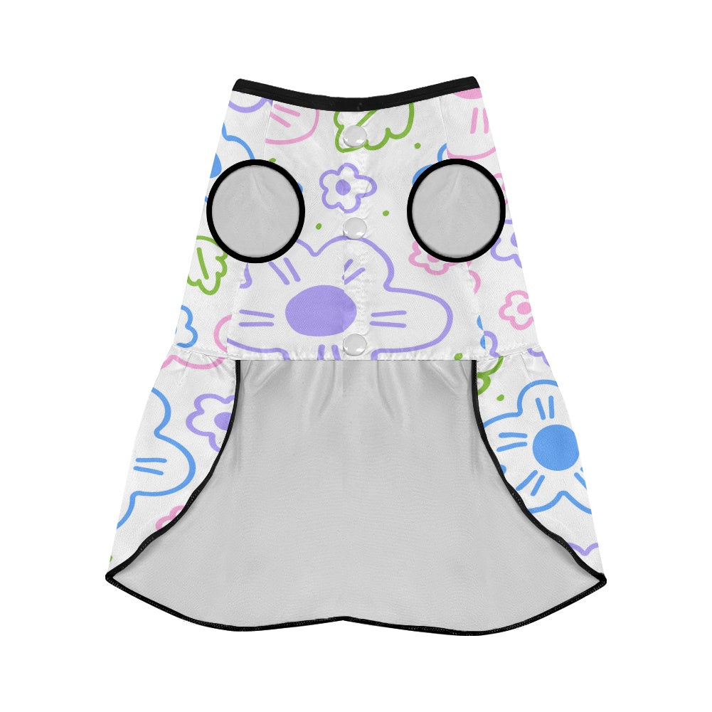 Ella French Bulldog Summer Dress for Outdoor Adventures-fadou