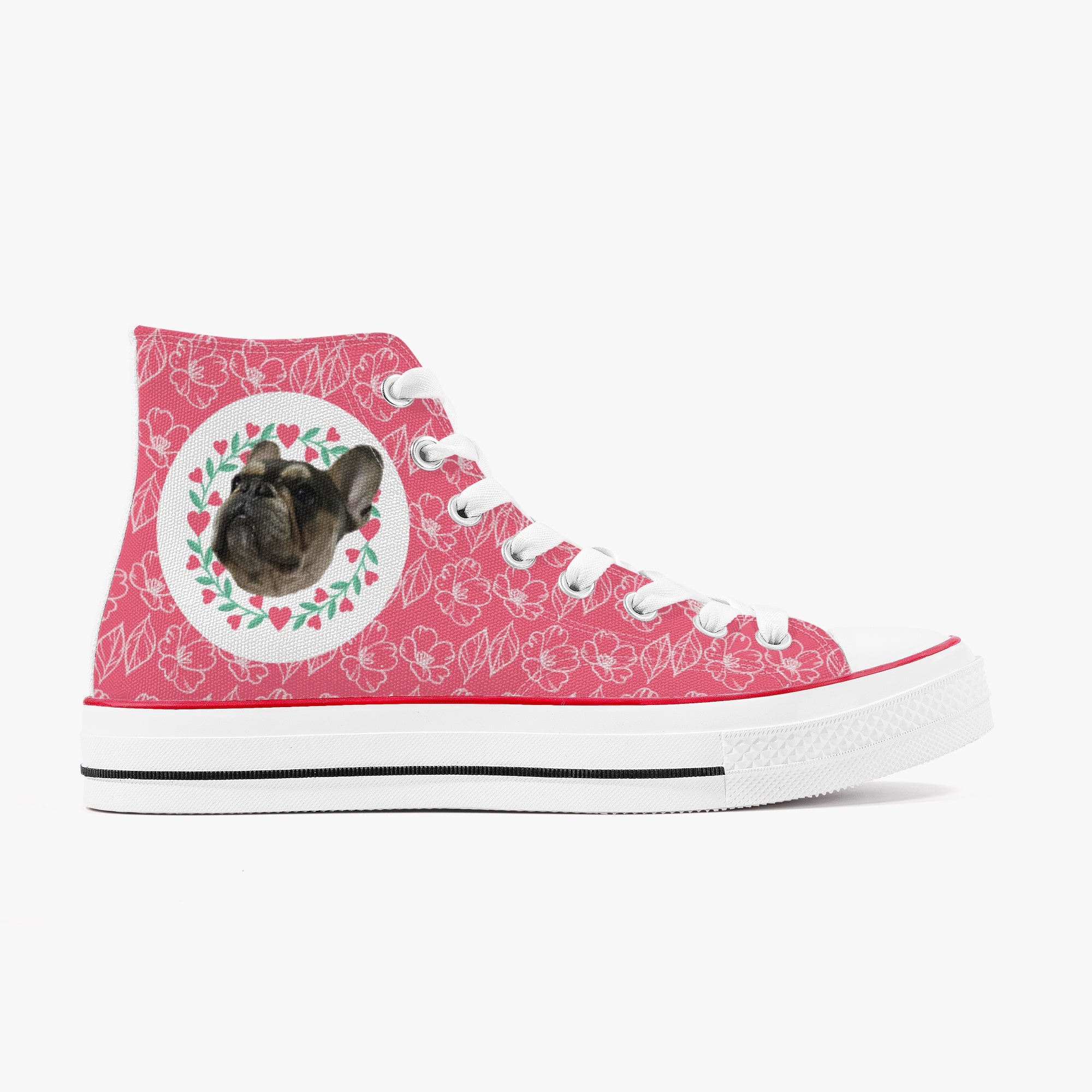 High-Top Personalized Classic Sneakers for Dog Park Days-fadou