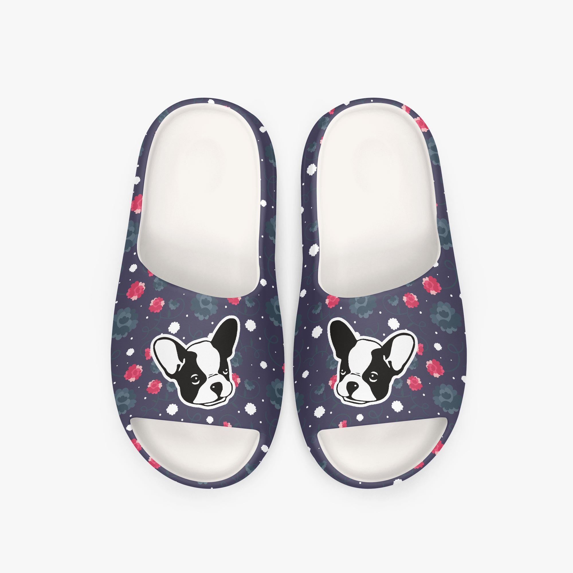 Camille French Bulldog Casual Sandals for Dog Park Days-fadou