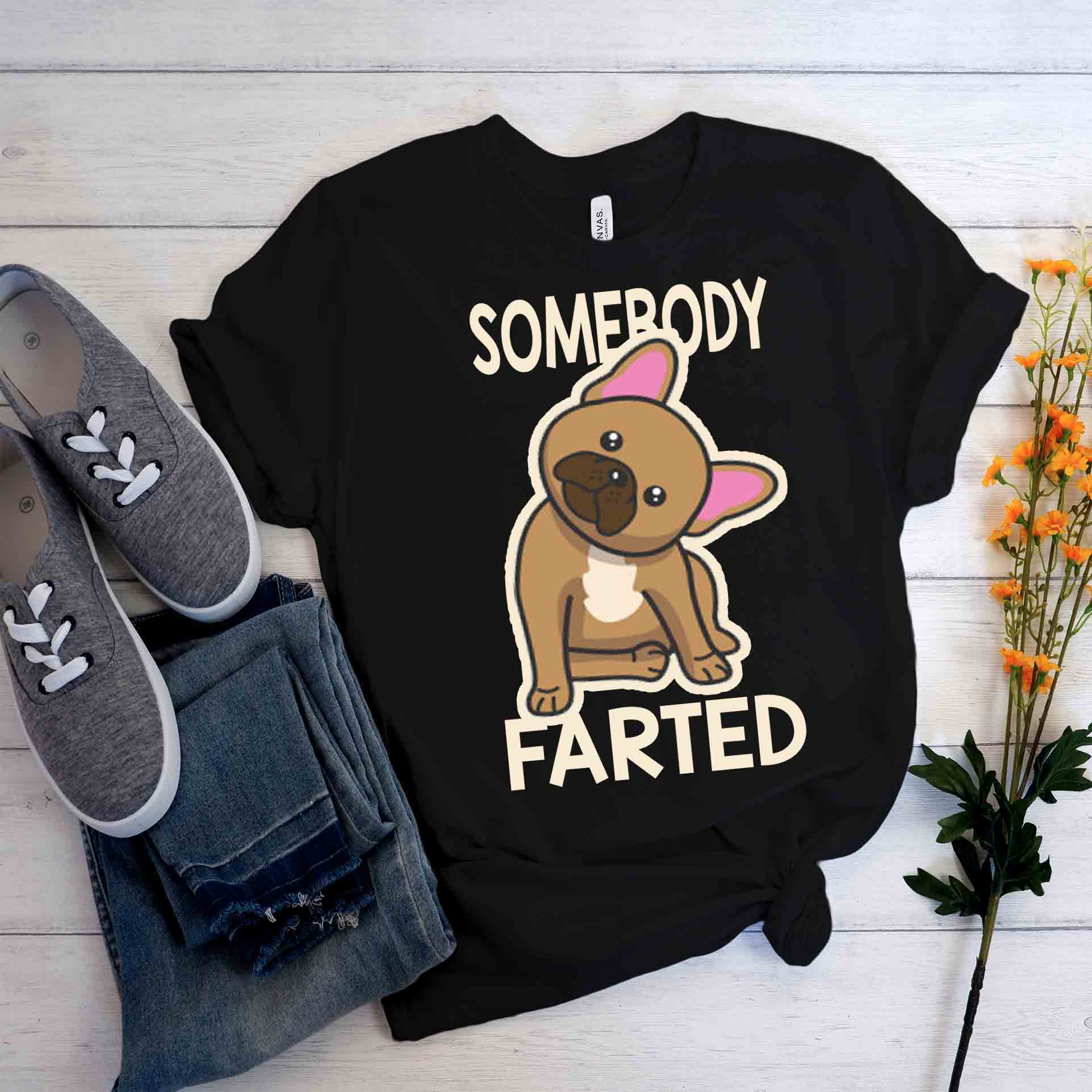 Stella French Bulldog Cotton T-Shirt for Dog Moms & Dads-fadou