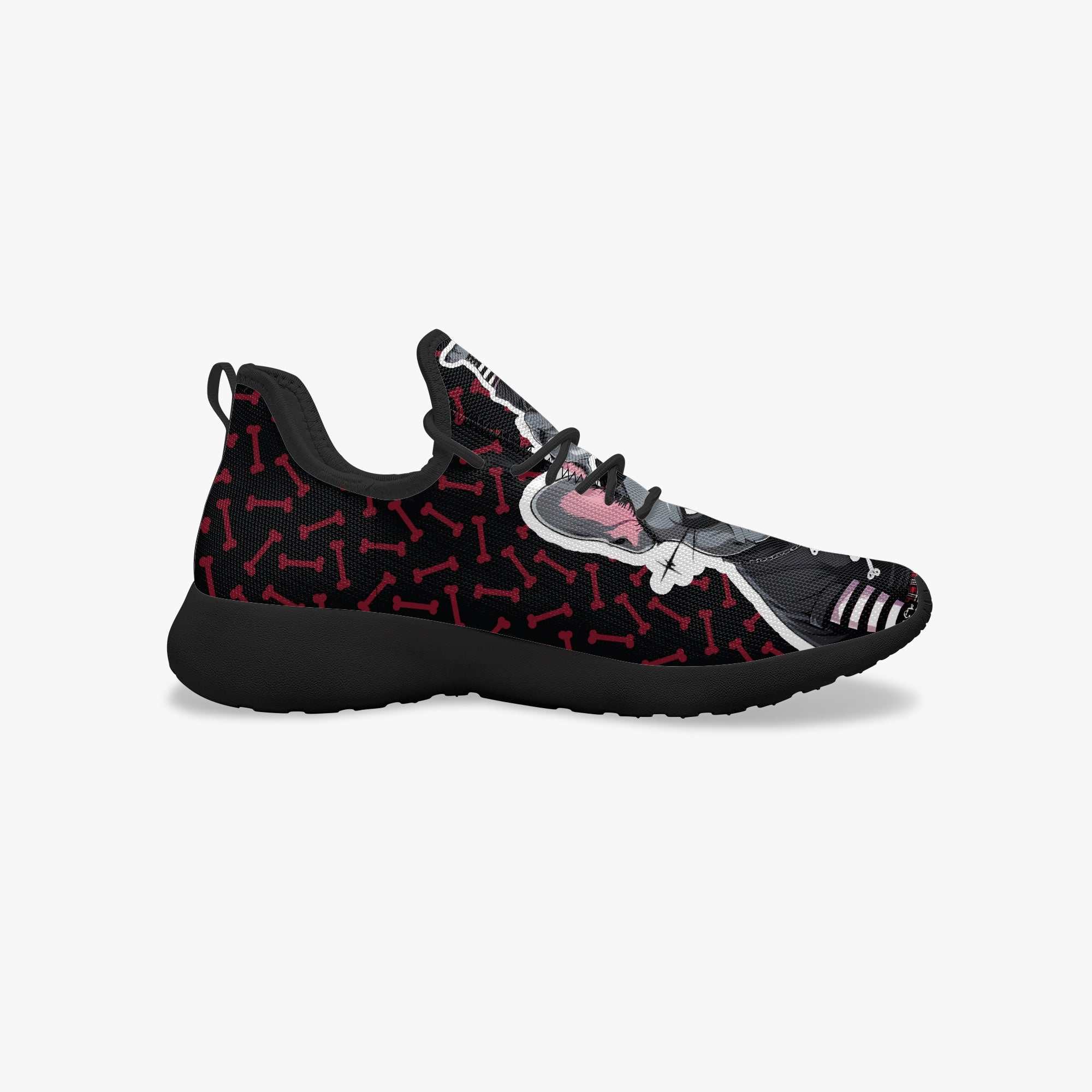 French Bulldog Canvas Sneakers for Frenchie Enthusiasts-fadou