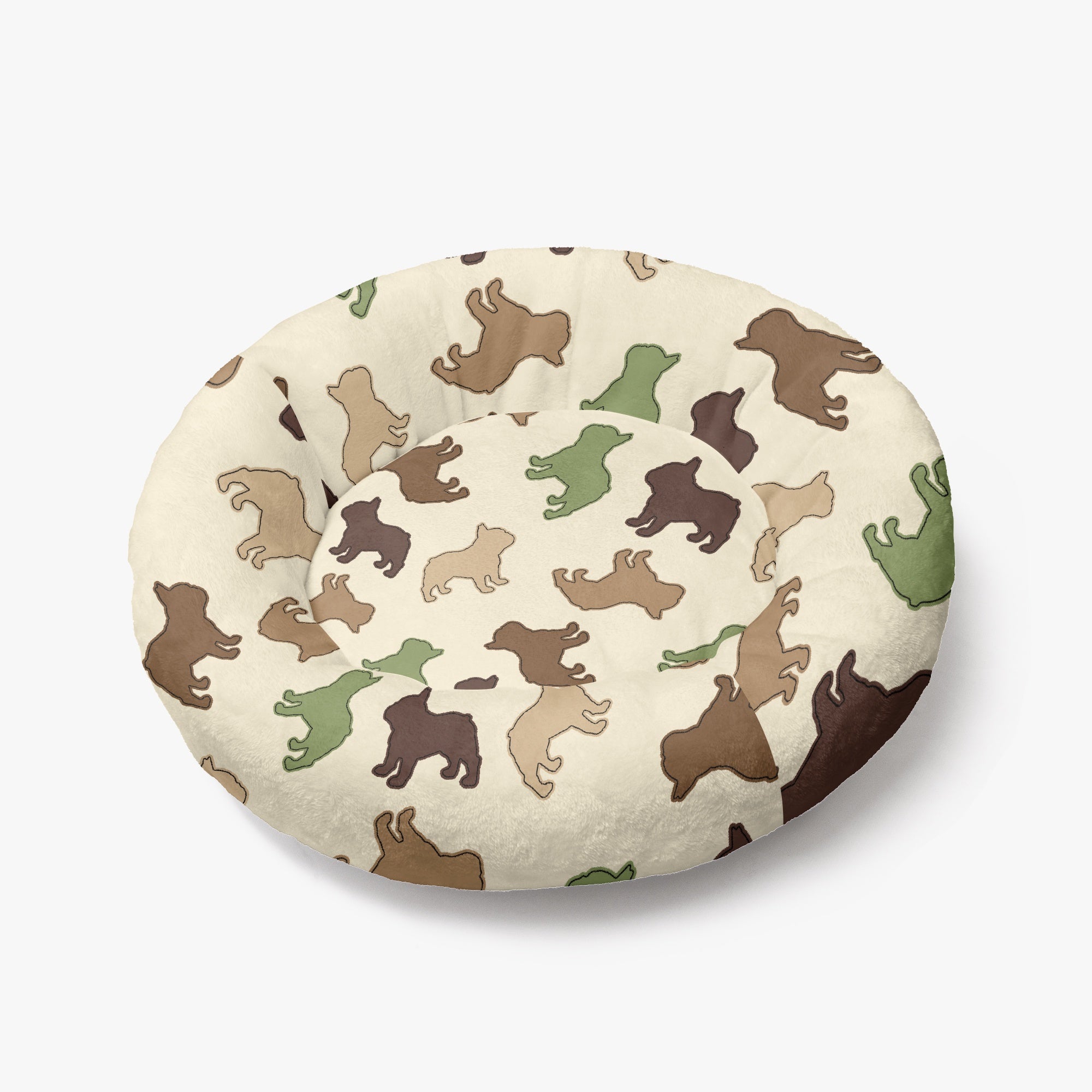 Donut French Bulldog Cozy Sofa Bed for Brachycephalic Dogs-fadou