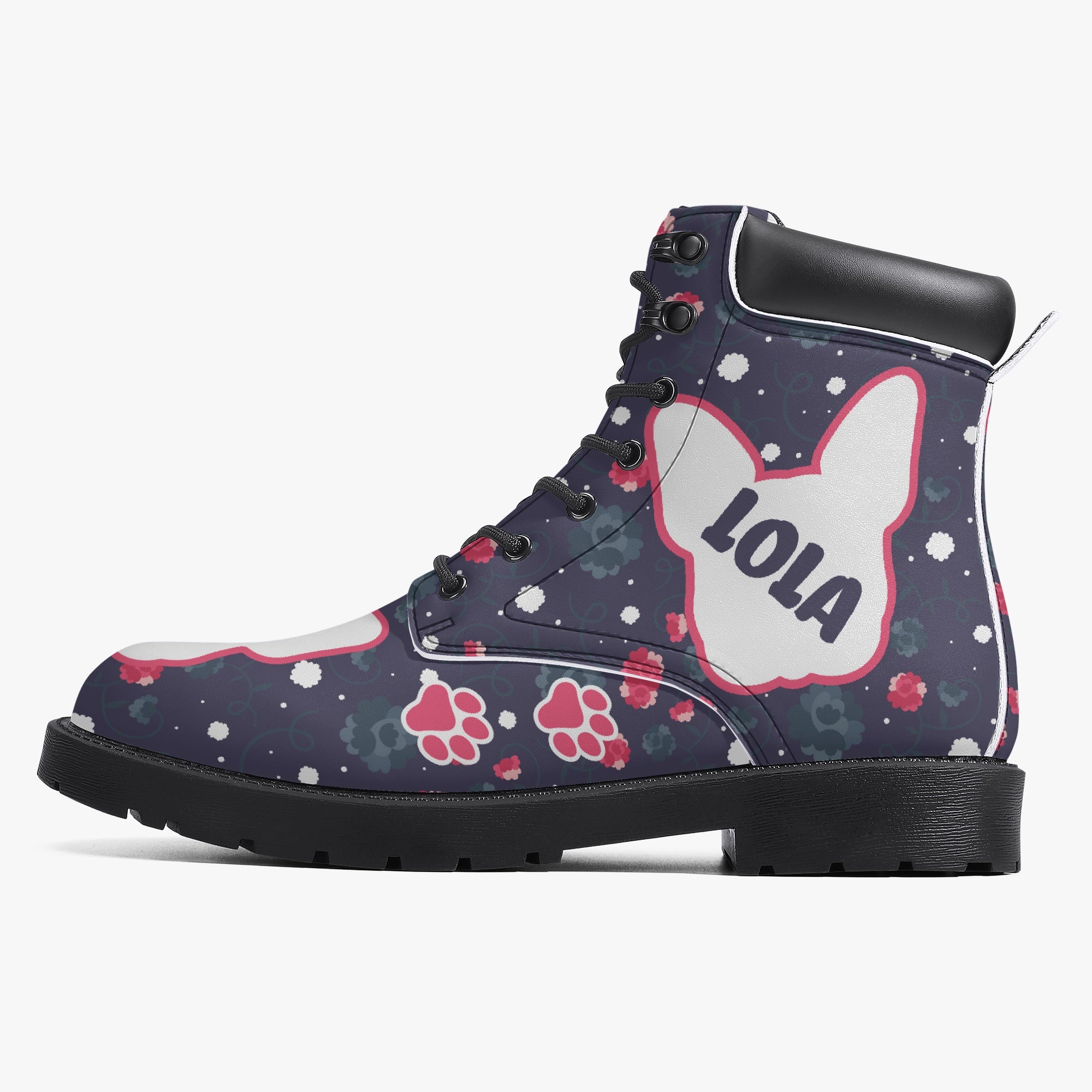 French Bulldog Personalized Fashion Boots for Frenchie Fans-fadou