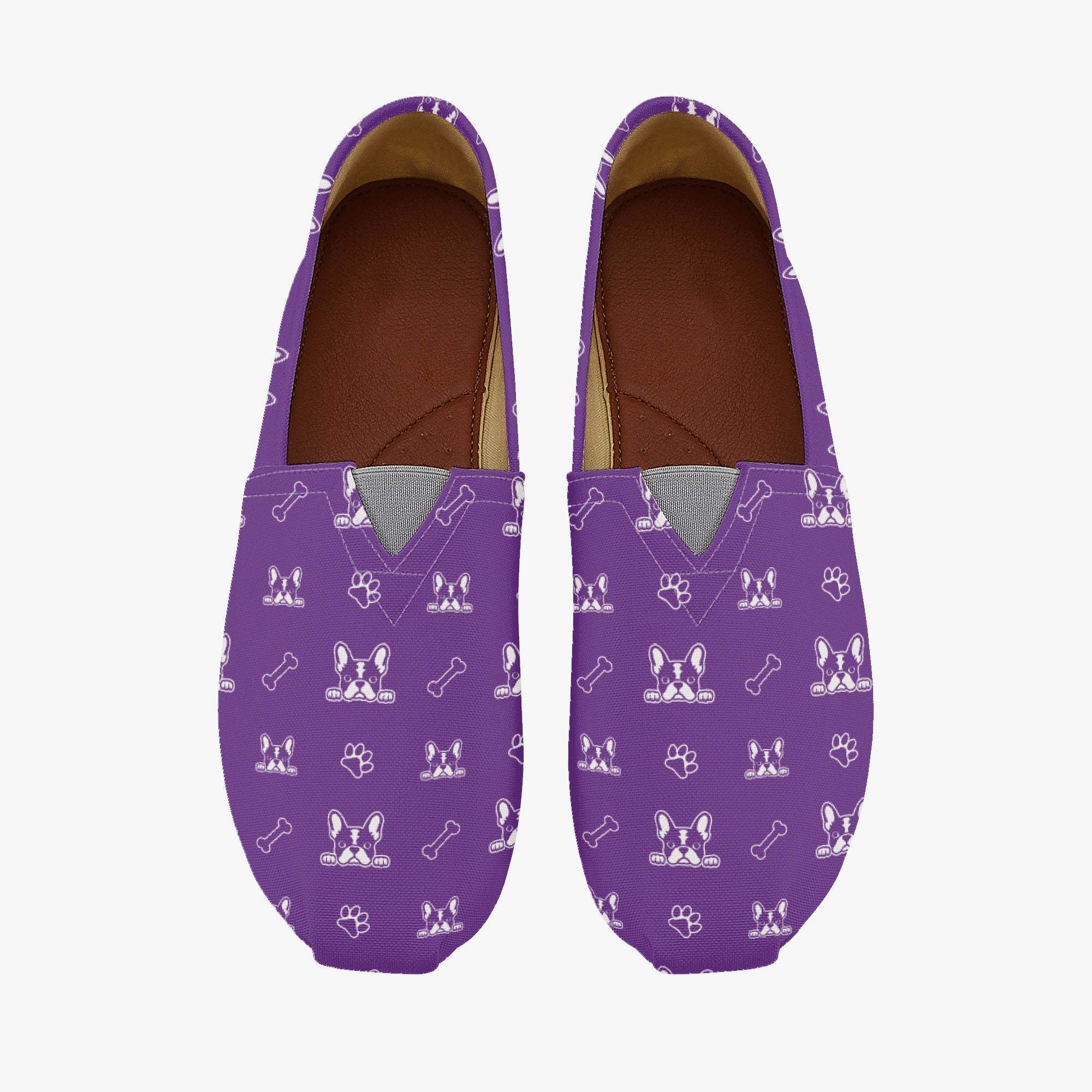 French Bulldog Casual Casual Footwear for Frenchie Enthusiasts-fadou