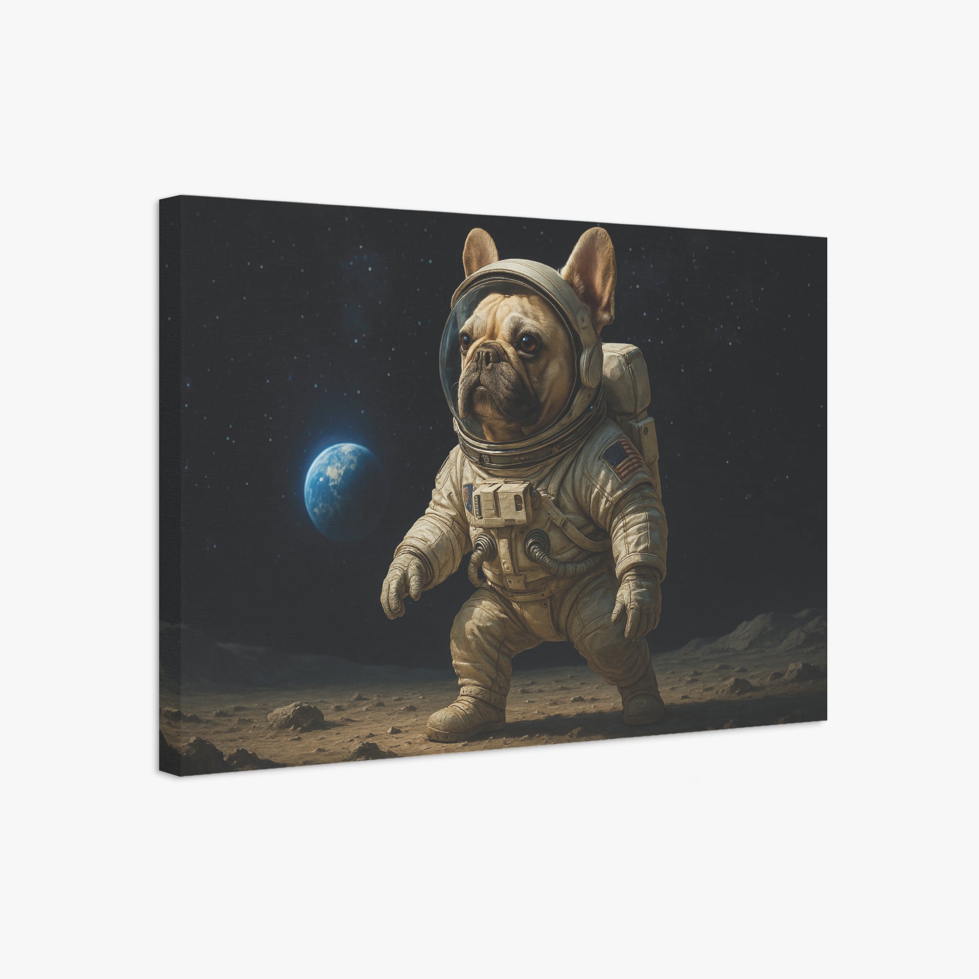 Fiona Adorable Canvas Wall Art for Frenchie Enthusiasts-fadou