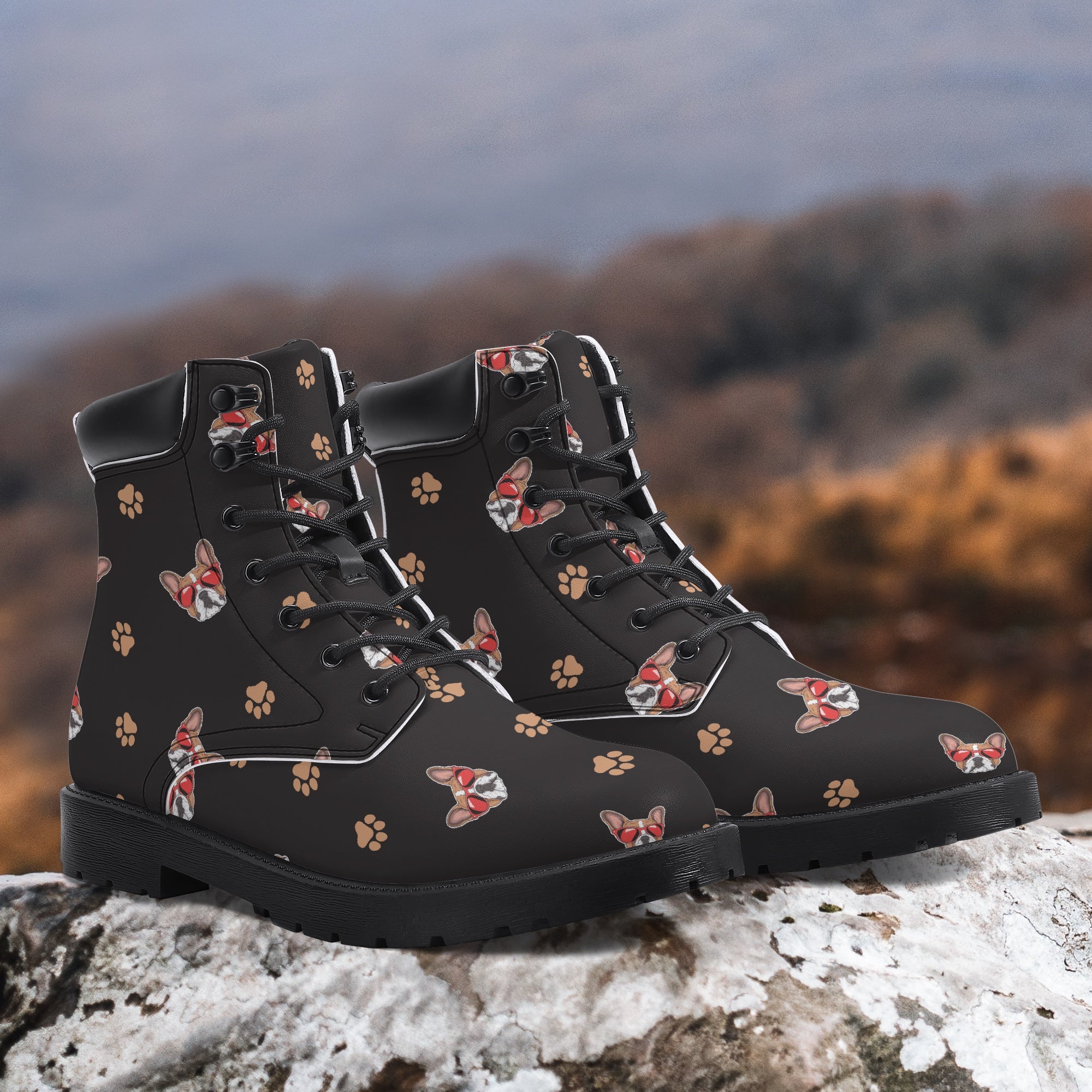 French Bulldog Casual Casual Boots for Frenchie Enthusiasts-fadou