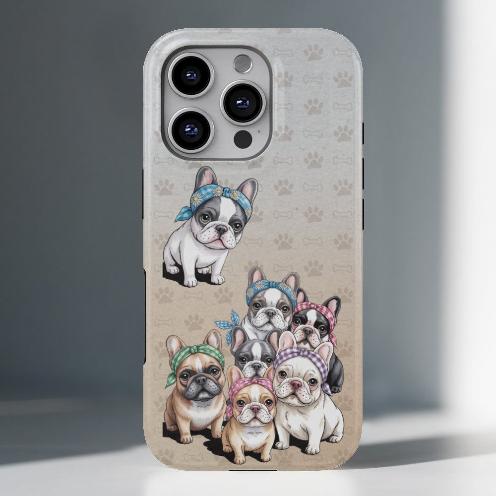 Princess French Bulldog Protective Case for Bulldog Owners-fadou