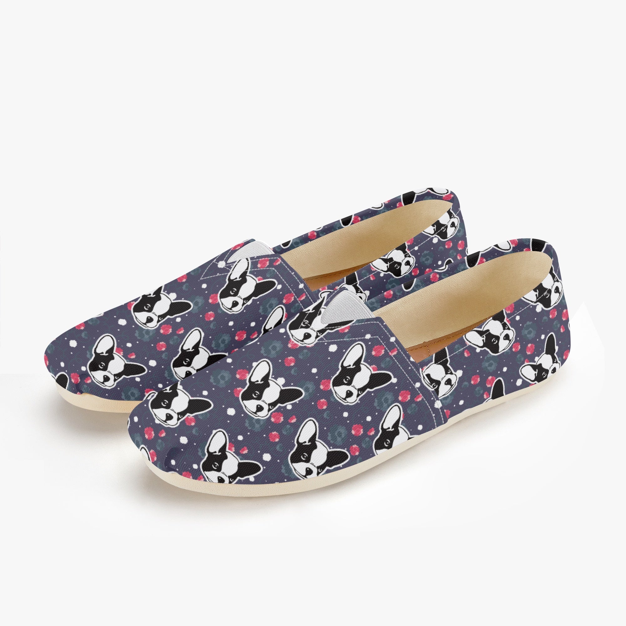French Bulldog Casual Classic Sneakers for Dog Park Days-fadou