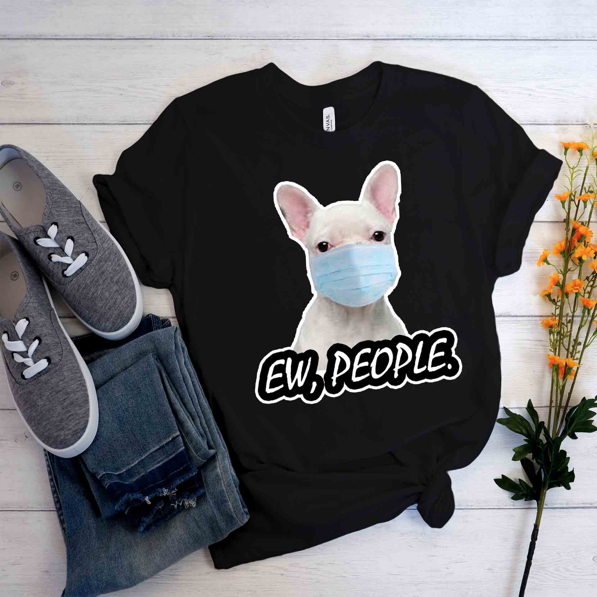 Lulu French Bulldog Cotton T-Shirt for Frenchie Enthusiasts-fadou