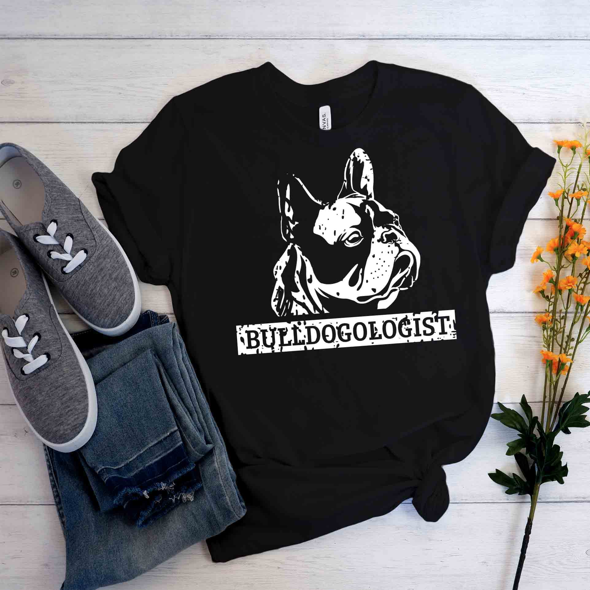 Bentley French Bulldog Cotton T-Shirt for Dog Moms & Dads-fadou