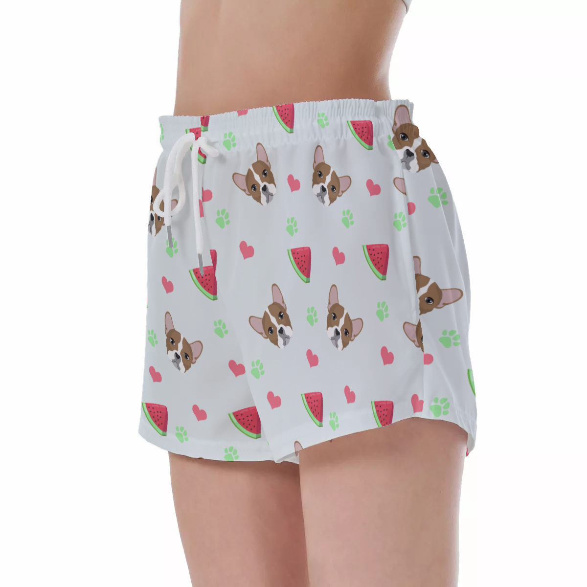 LUNA - Women's Short Pants for Frenchie Fans Everywhere-fadou