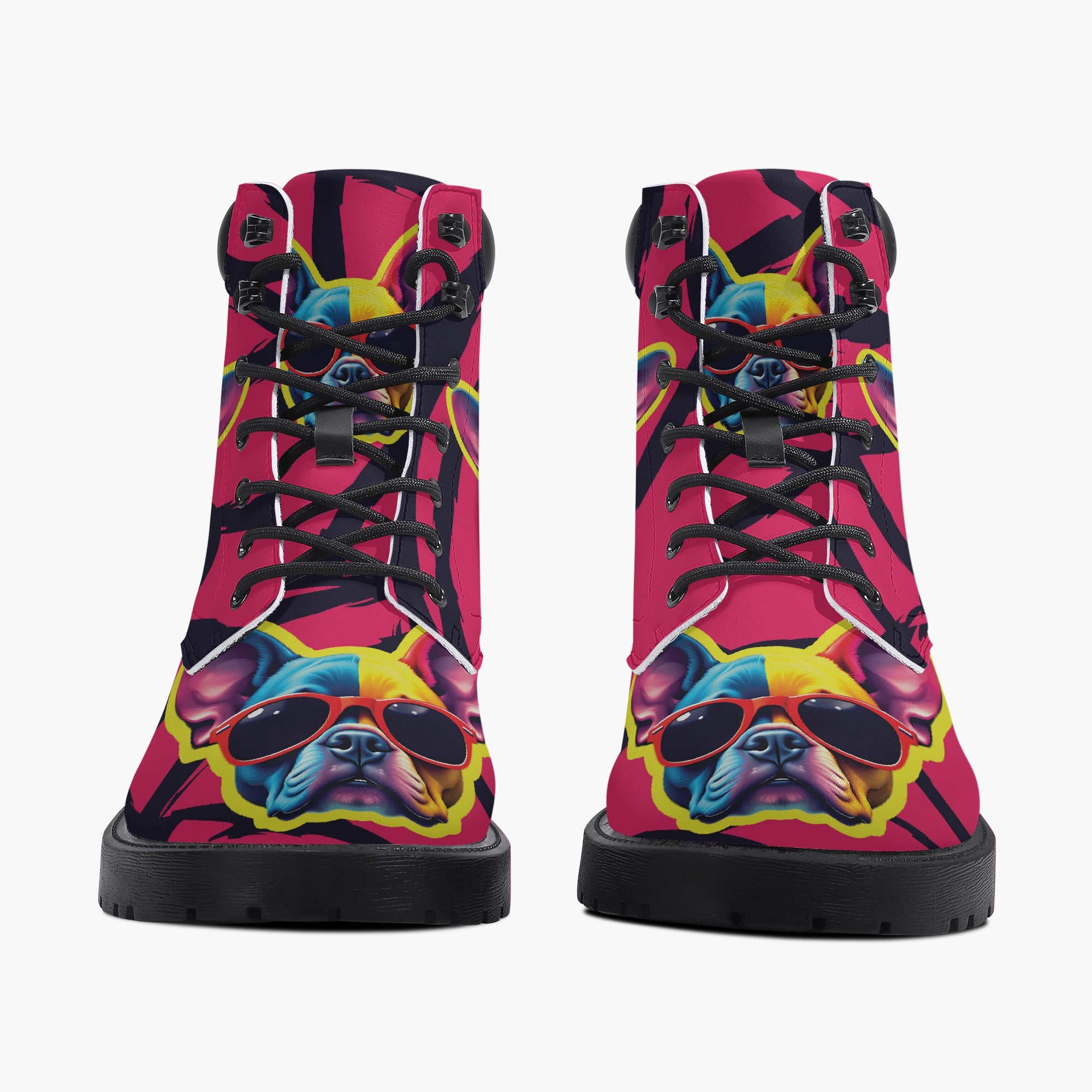 French Bulldog Casual Fashion Boots for Frenchie Enthusiasts-fadou