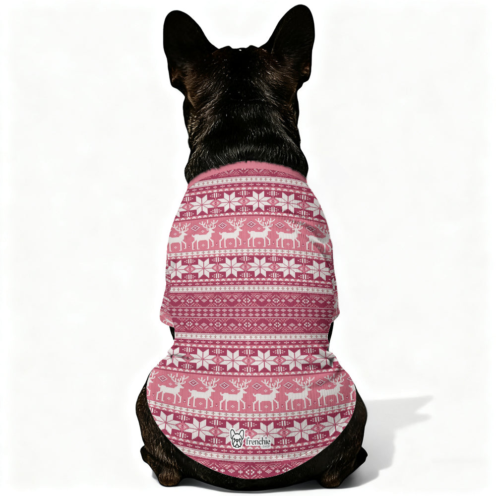 French Bulldog Christmas Warm Knitwear for Training Sessions-fadou