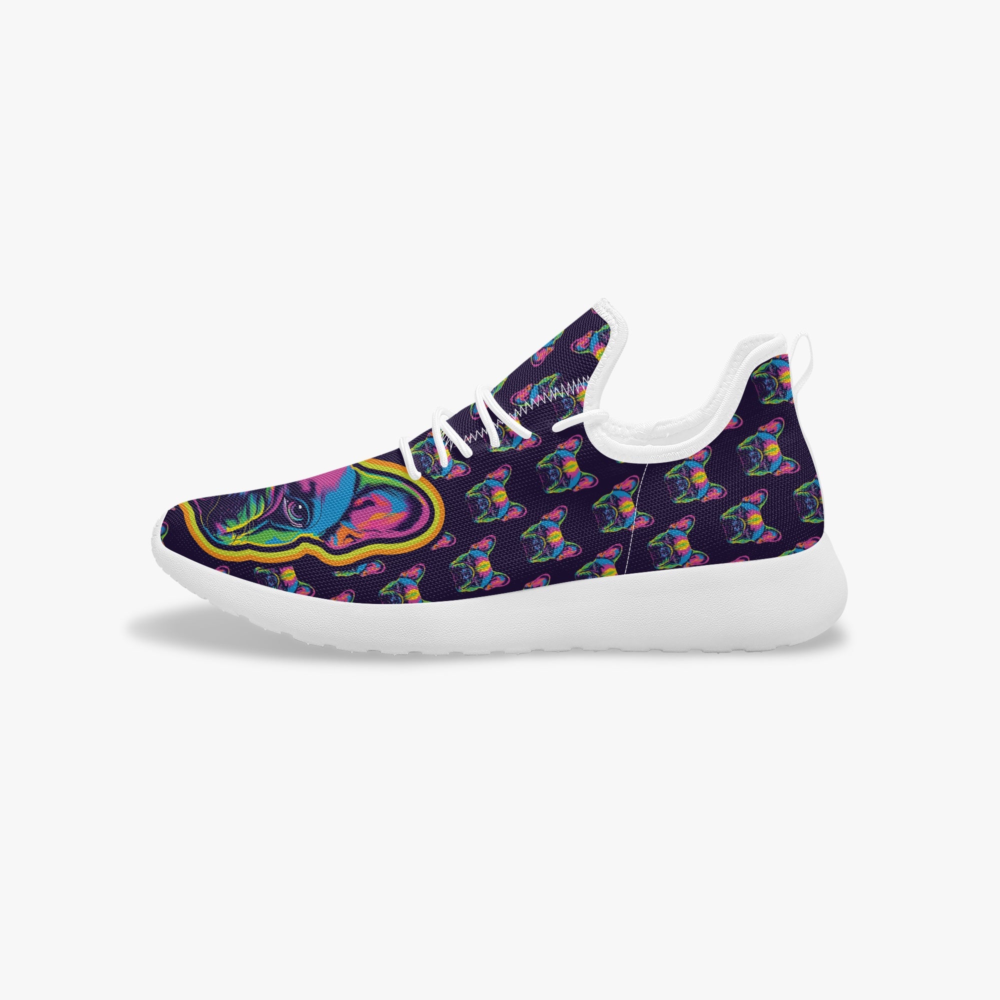French Bulldog Classic Canvas Sneakers for Dog Moms & Dads-fadou