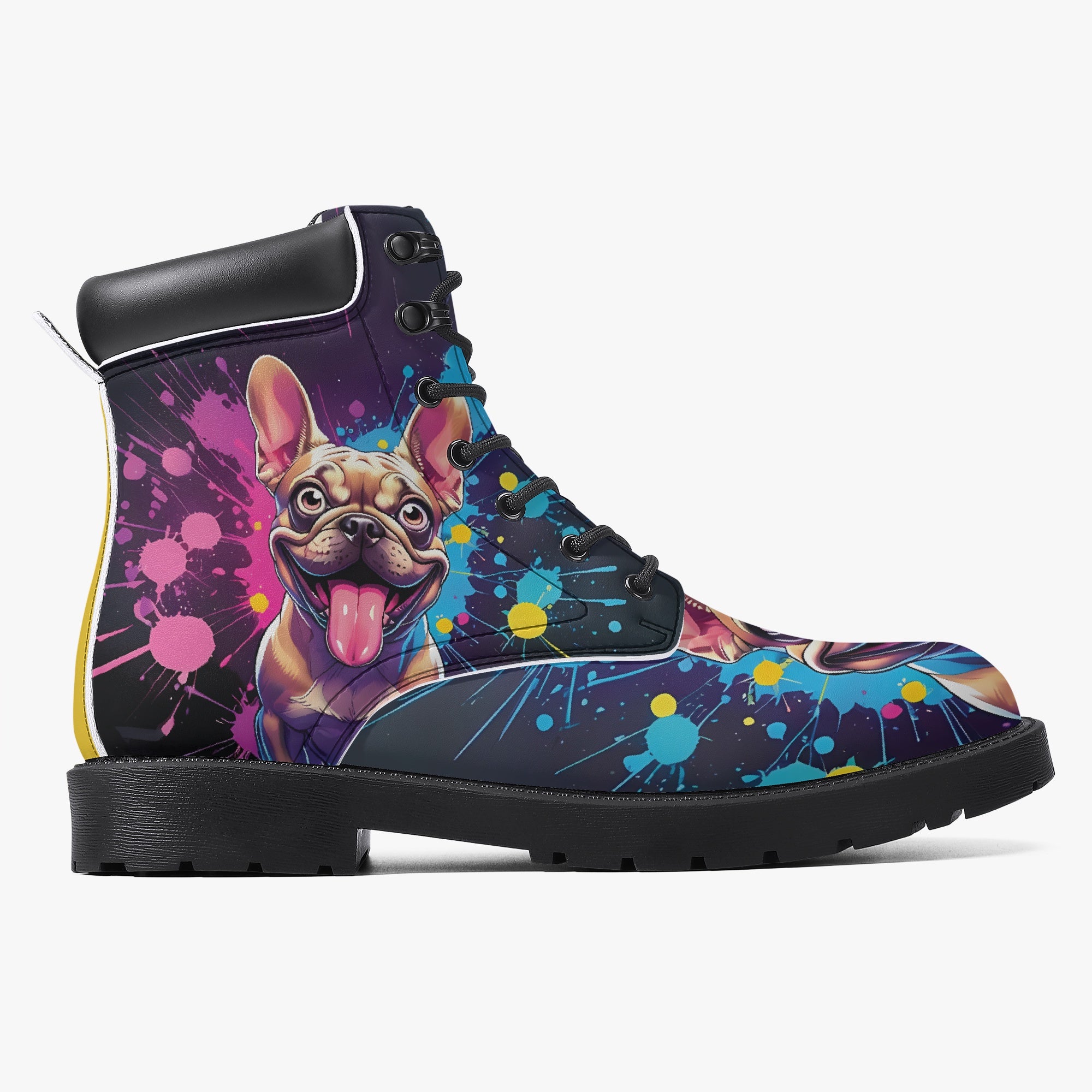 Khloe French Bulldog Ankle Booties for Frenchie Enthusiasts-fadou