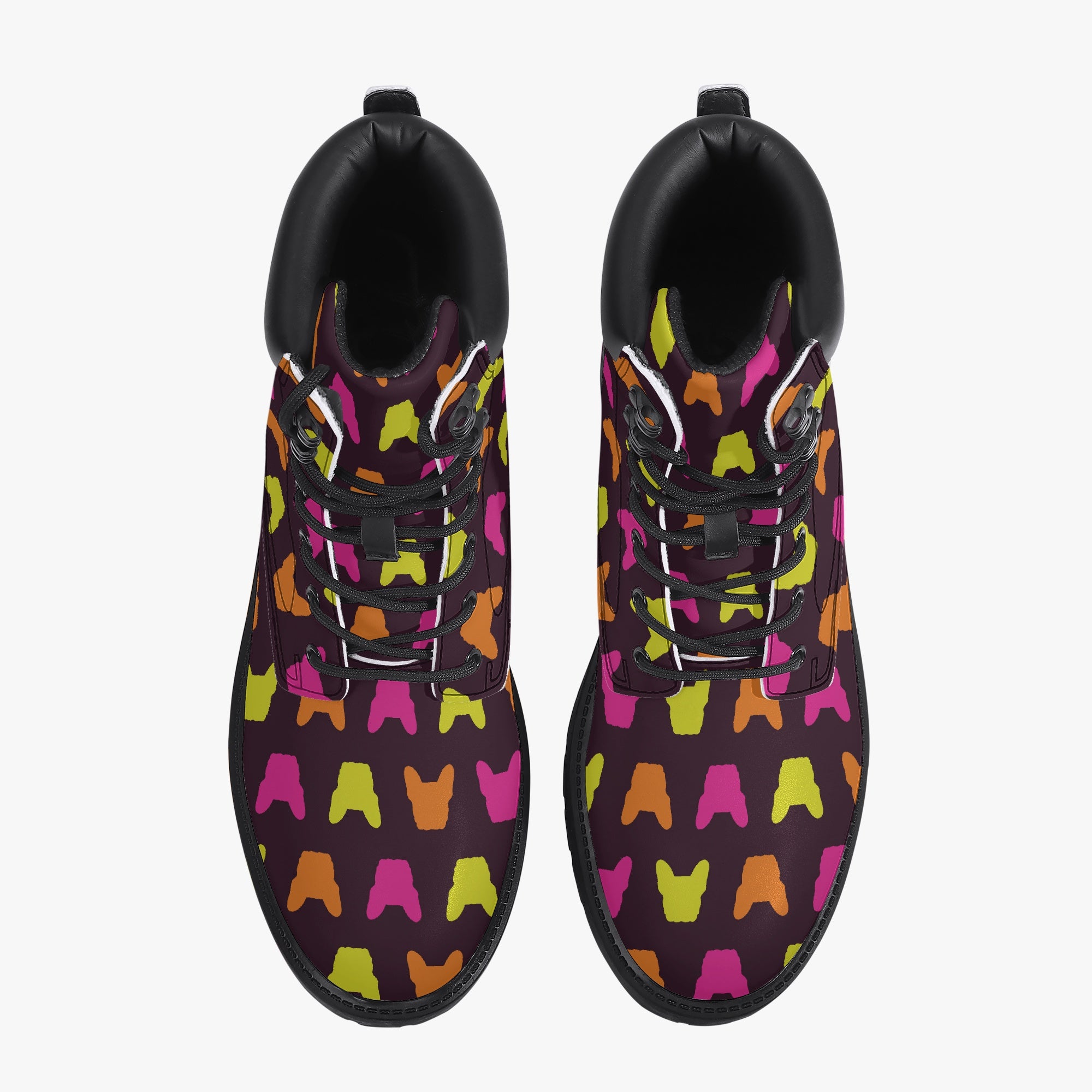 Philippe Leather Fashion Boots for Frenchie Enthusiasts-fadou