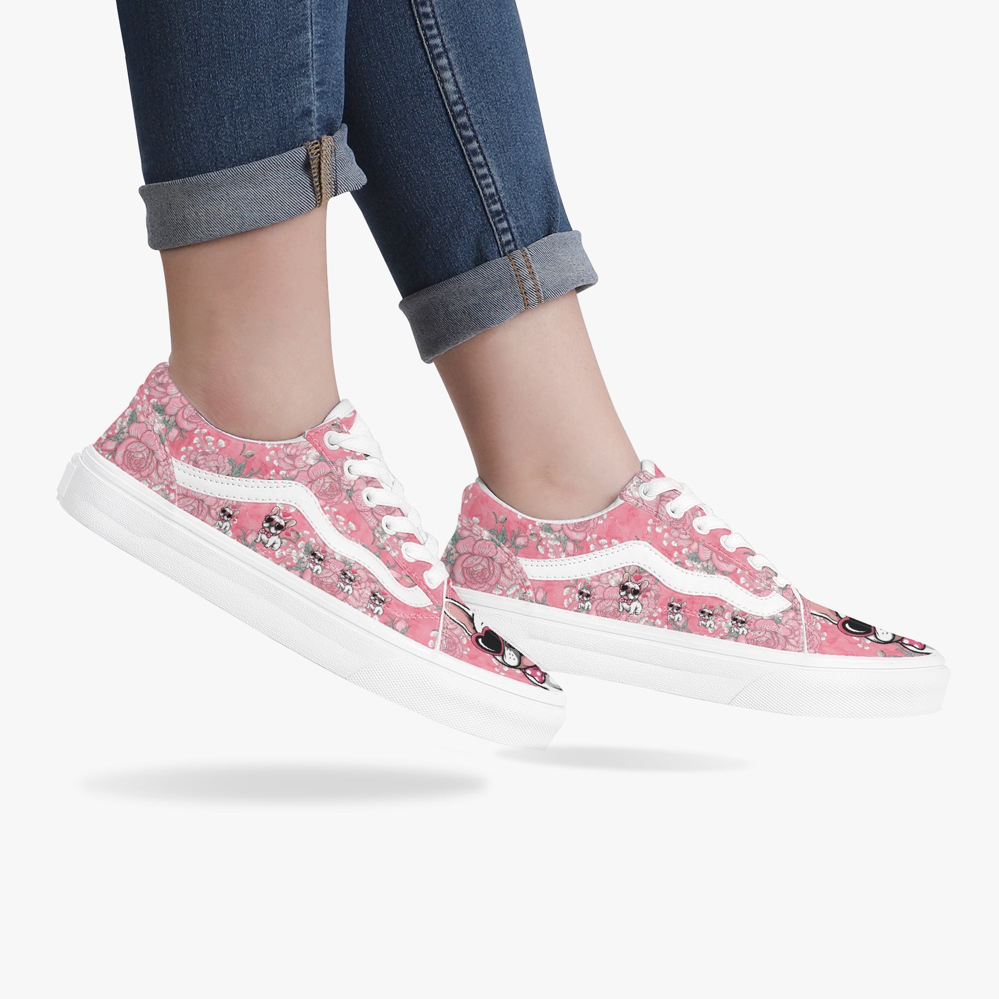 French Bulldog Trendy Casual Footwear for Dog Park Days-fadou