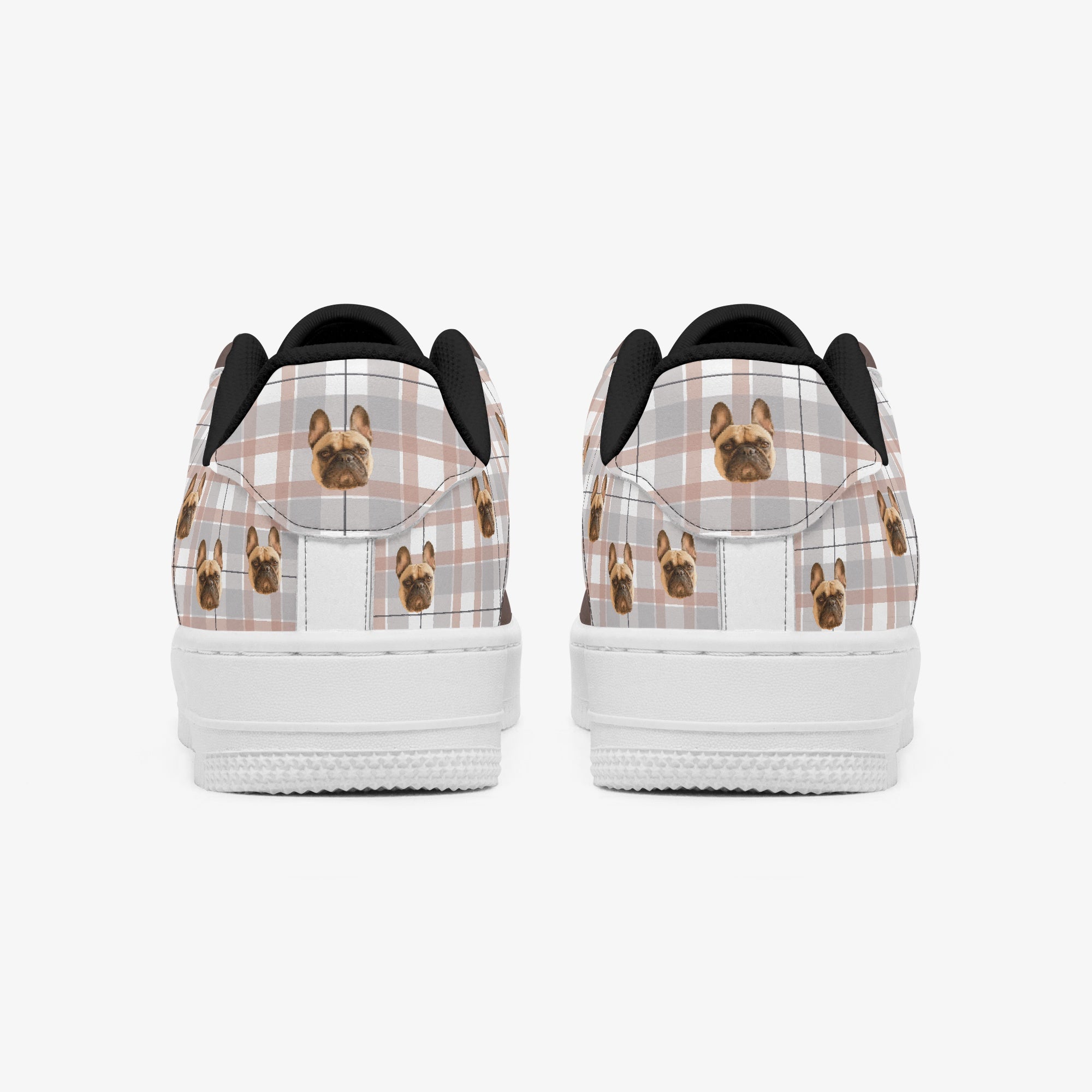 French Bulldog Personalized Canvas Sneakers for Pet Culture-fadou