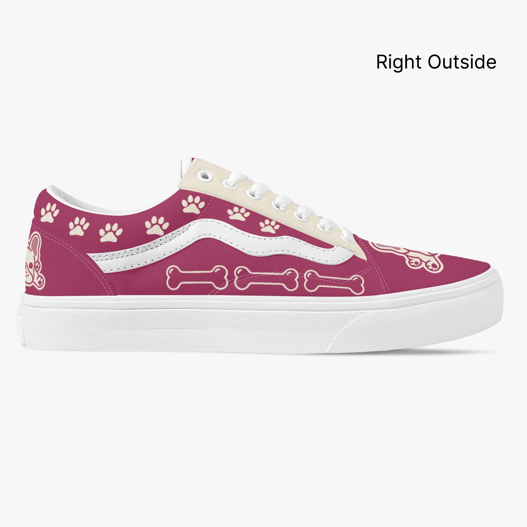 Estelle Trendy Classic Sneakers for Frenchie Enthusiasts-fadou