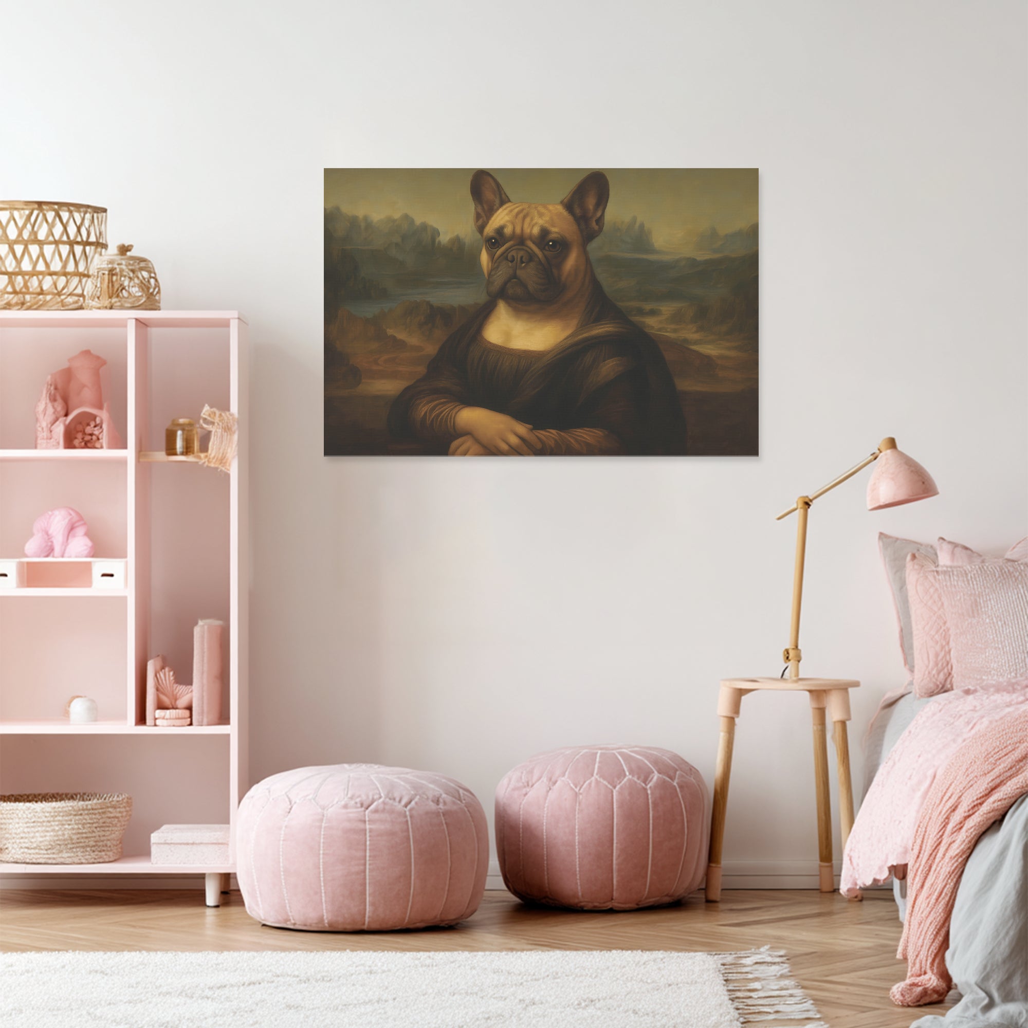 French Bulldog Adorable Framed Poster for Dog Moms & Dads-fadou