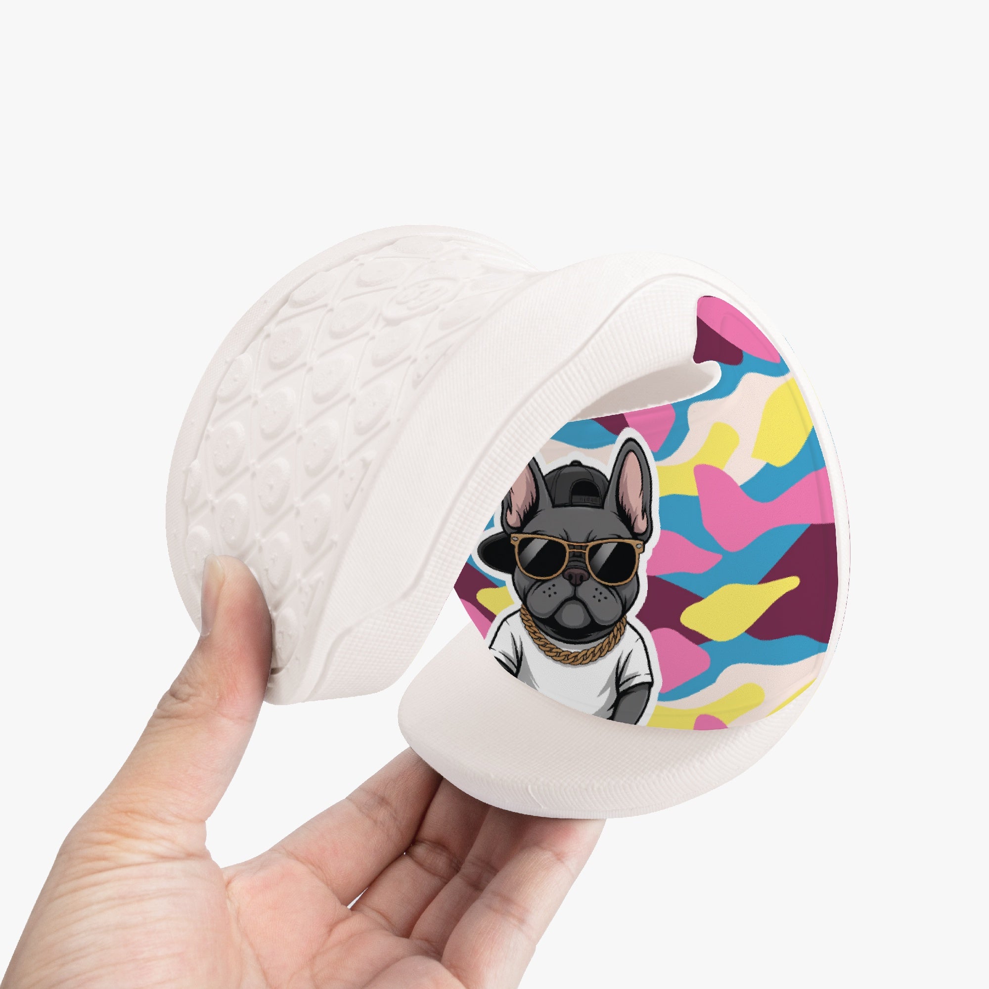 Dumpling French Bulldog Outdoor Sandals for Dog Park Days-fadou